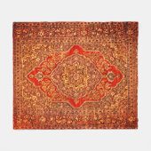 ペルシャのカーペットルック – Tabrisフリースブランケット フリースブランケット (正面(横))