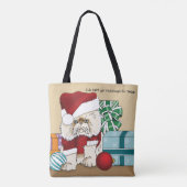 ペルシャのクリスマス猫 トートバッグ (裏面)