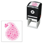 ペルシャのタイルペイズリーモチーフ セルフインキングスタンプ (インサイチュ)
