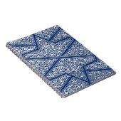 ペルシャのタイル模様 – コバルトブルーとホワイト ノートブック (右側)