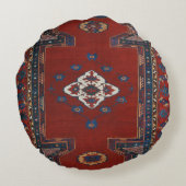 ペルシャのトルコ東洋の絨毯カーペット ラウンドクッション (裏面)