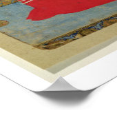 ペルシャのナディール・シャー・アフシャールのポートレート(1688年~1747年) ポスター (角)