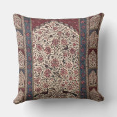 ペルシャのピーコックス&フラワーズ装飾用クッション クッション (裏面)