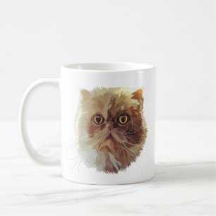 ペルシャのマグ-オレンジ猫 コーヒーマグカップ