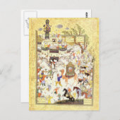 ペルシャのミニチュア:エジプトのアジズとズライカ ポストカード (正面/裏面)