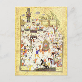 ペルシャのミニチュア：エジプトのアジズとズライカ ポストカード