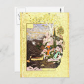 ペルシャのミニチュア：サラマン&アブサル ポストカード (正面/裏面)