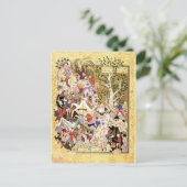 ペルシャのミニチュア:ユスフが井戸から救われる ポストカード (スタンド正面)