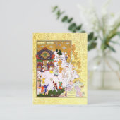 ペルシャのミニチュア:亀の飛行 ポストカード (スタンド正面)