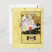 ペルシャのミニチュア:賢い老人と愚かな少年 ポストカード (正面/裏面)