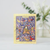 ペルシャのミニチュア:預言者のミラージ ポストカード (スタンド正面)