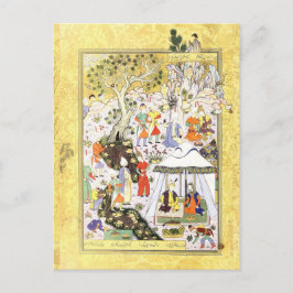 ペルシャのミニチュア： Khusraw Parviz & Shirin ポストカード
