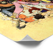 ペルシャのミニチュア： MajnunアプローチLayla Caravan ポスター (角)