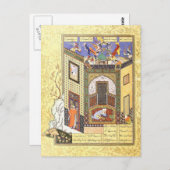 ペルシャのミニチュアA Vision of Angels ポストカード (正面/裏面)