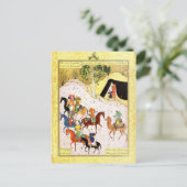 ペルシャのミニチュール：私の歓待は金銭で買えるものではない！ ポストカード (スタンド正面)