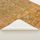 ペルシャのミュートグリーンイエローブルー  シェルパブランケット (3/4)