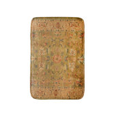 ペルシャのミュートグリーンイエローブルー  バスマット (正面縦)