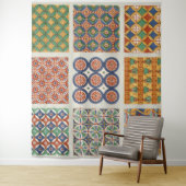 ペルシャのモザイク・タイルの壁のタペストリー タペストリー (インサイチュ)