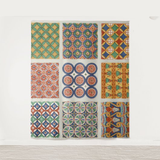 ペルシャのモザイク・タイルの壁のタペストリー タペストリー (正面)