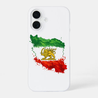 ペルシャのライオンと太陽 iPhone 16 ケース | イランマップ携帯電話