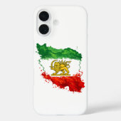 ペルシャのライオンと太陽 iPhone 16 ケース | イランマップ携帯電話 Case-Mate iPhoneケース (裏面)