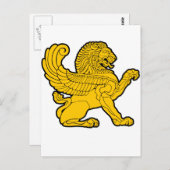 ペルシャのライオン ポストカード (正面/裏面)