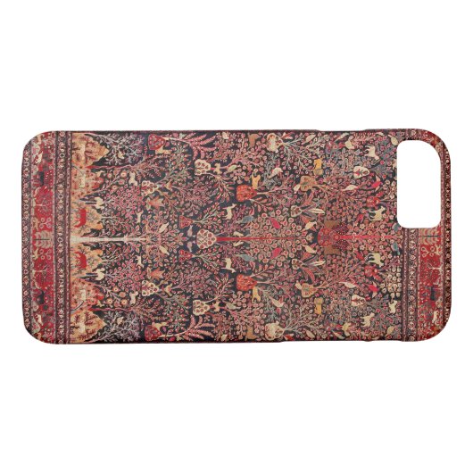 ペルシャのヴィンテージの旧式なカーペットの自然のファインアート Case-Mate iPhoneケース (裏面(横))