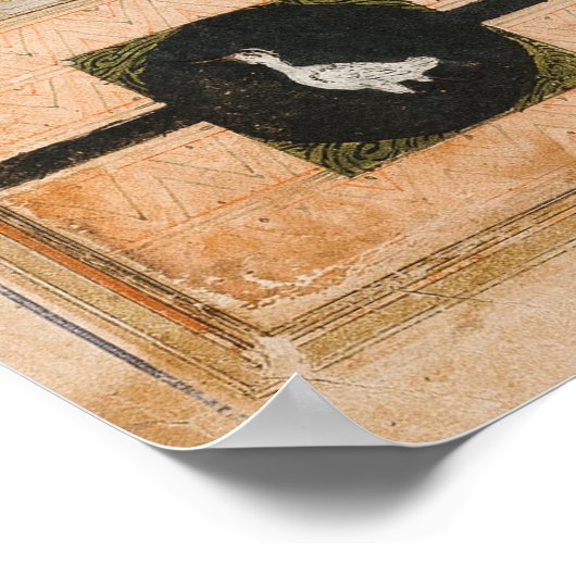 ペルシャの古代の文芸王と農民 ポスター (角)