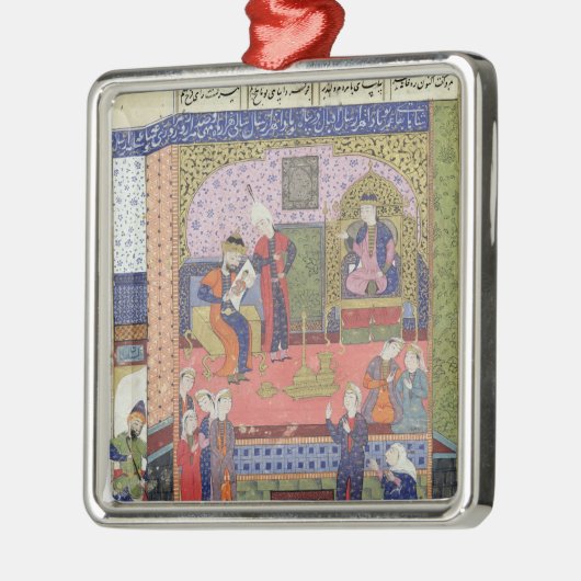 ペルシャの宮殿の王のインテリア メタルオーナメント (左)