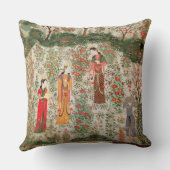 ペルシャの庭、15世紀(w/c紙で) クッション (裏面)