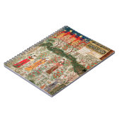 ペルシャの庭、15世紀(w/c紙で) ノートブック (左側)