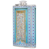 ペルシャの手の込んだタイル張りの壁画 フラスク (左)