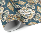 ペルシャの新年ノウルーズパーティーギフトタイル ラッピングペーパー (ロールコーナー)