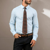 ペルシャの日焼け入り縁取り民族柄 ネクタイ