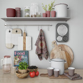 ペルシャの日焼け入り縁取り民族 キッチンタオル