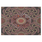 ペルシャの日焼け額縁民族半円マンダラ テーブルクロス (正面(横))