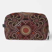 ペルシャの日焼け額縁民族半円マンダラ ドップキット (正面)