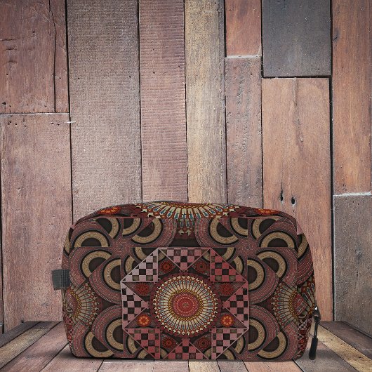 ペルシャの日焼け額縁民族半円マンダラ ドップキット