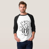 ペルシャの書道 Tシャツ (正面フル)