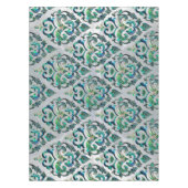 ペルシャの東洋パターンアワビおよび真珠 テーブルクロス (正面)