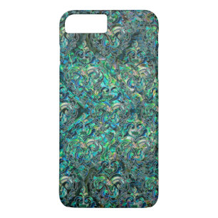 ペルシャの東洋パターンアワビおよび銀 iPhone 8 PLUS/7 PLUSケース