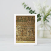 ペルシャの王の監視の射手のフリーズ、のために ポストカード (スタンド正面)