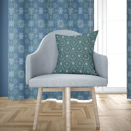 ペルシャの目のサイケデリック曼荼羅 クッション