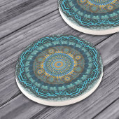 ペルシャの目のサイケデリック曼荼羅 コースター