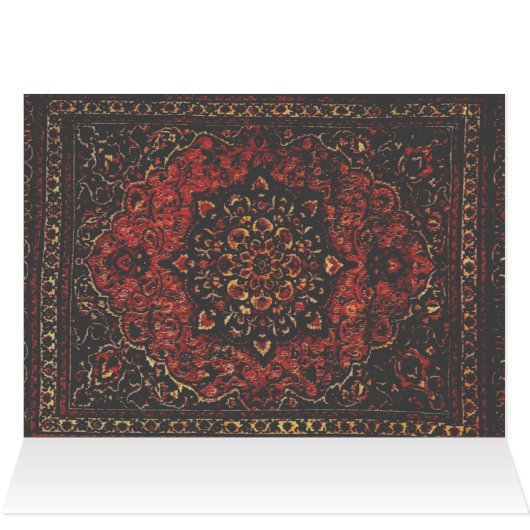 ペルシャの絨毯の外観はバラの着色地 (内部横(上))