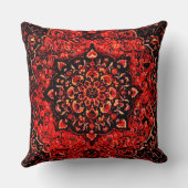 ペルシャの絨毯の外観はバラの着色地 クッション (裏面)