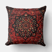 ペルシャの絨毯の外観はバラの着色地 クッション (正面)