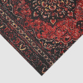 ペルシャの絨毯の外観はバラの着色地 薄葉紙 (詳細)