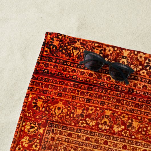 ペルシャの絨毯の外観no2 - Tabris ビーチタオル (インサイチュ)