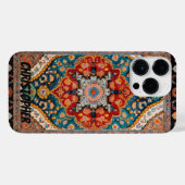 ペルシャの絨毯ヴィンテージ iPhoneケース (裏面横)